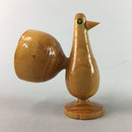 Japanese Kokeshi Doll Bird Ornament Vtg Wooden Figurine Handcraft Ningyo KF72