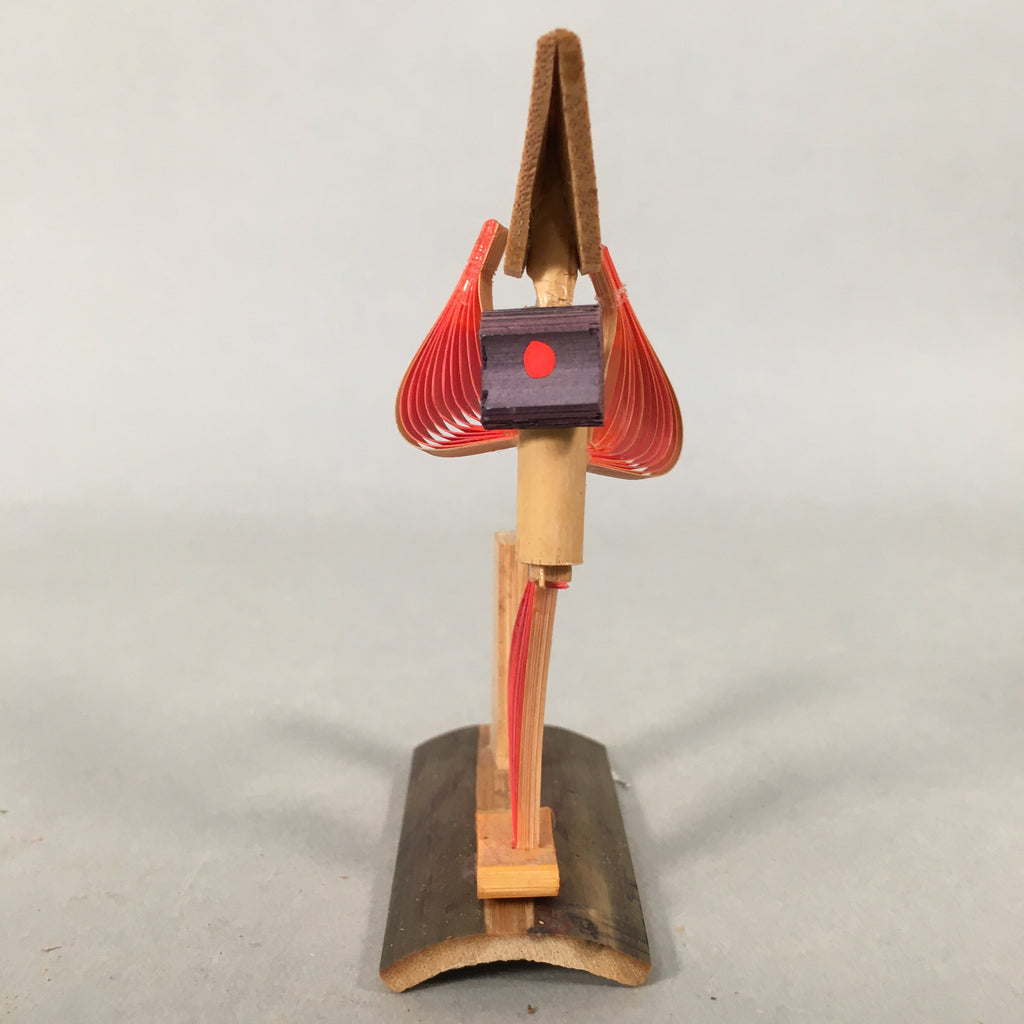Japanese Kokeshi Doll Ningyo Vtg Bamboo Craft Dancing Lady Figurine KF522