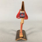 Japanese Kokeshi Doll Ningyo Vtg Bamboo Craft Dancing Lady Figurine KF522