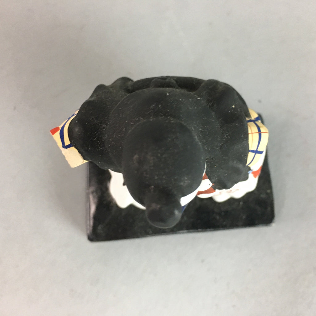 Japanese Kokeshi Doll Ornament Vtg Plaster Figurine Yamabushi Monk BD465