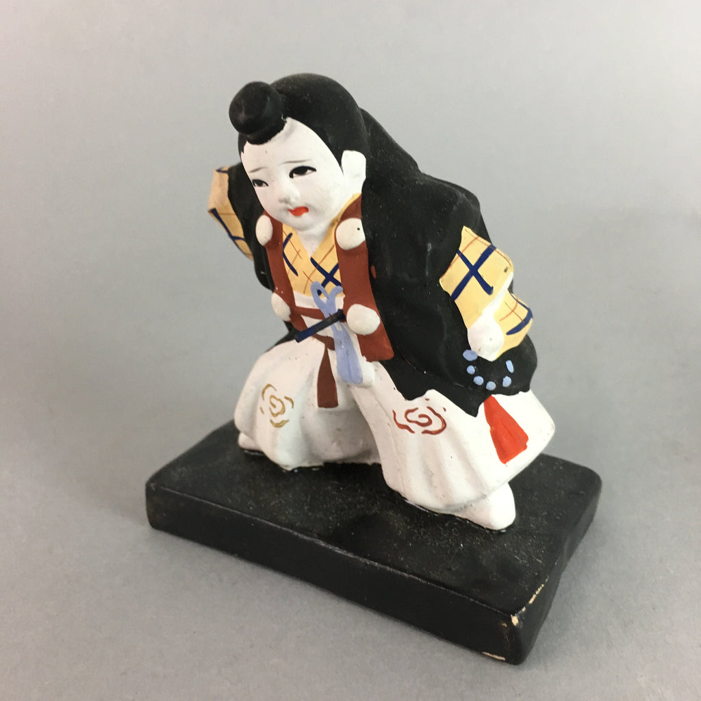 Japanese Kokeshi Doll Ornament Vtg Plaster Figurine Yamabushi Monk BD465