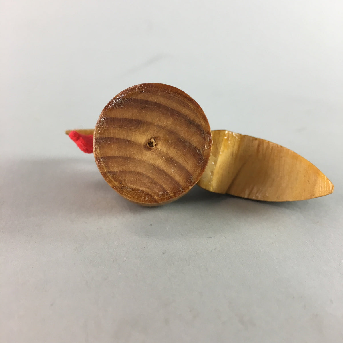 Japanese Kokeshi Doll Rooster Ornament Vtg Wooden Figurine Handcraft Ningyo KF71
