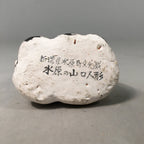 Japanese Kokeshi Doll Vtg Ceramic Figurine White Dog Otogiinu Inuhariko KF422