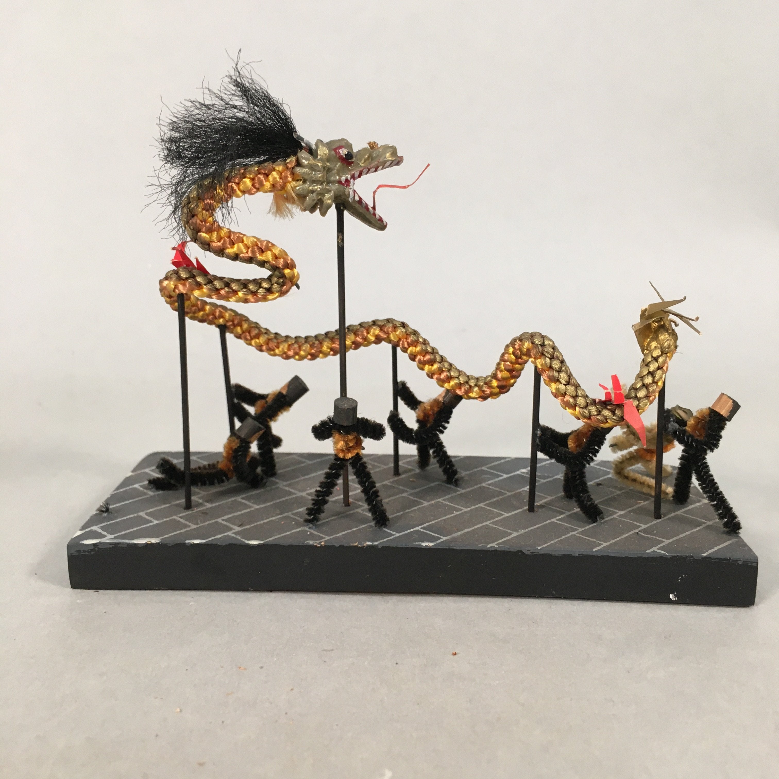 Japanese Kokeshi Doll Vtg Dragon Figurine Festival Zodiac Animal Ningyo KF507