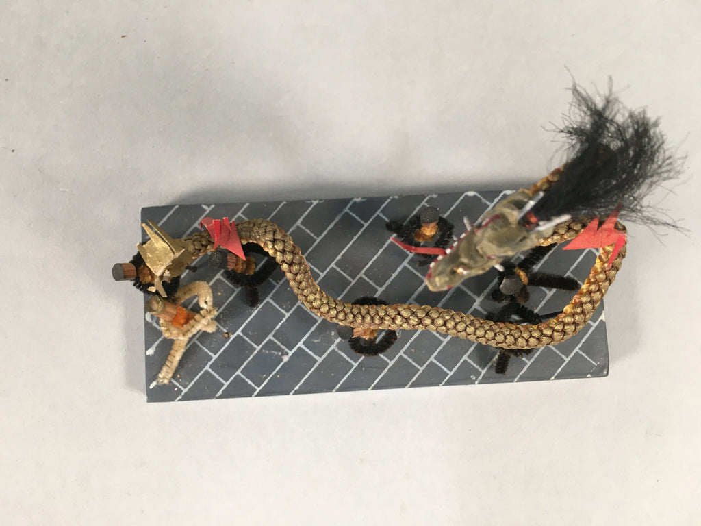 Japanese Kokeshi Doll Vtg Dragon Figurine Festival Zodiac Animal Ningyo KF507