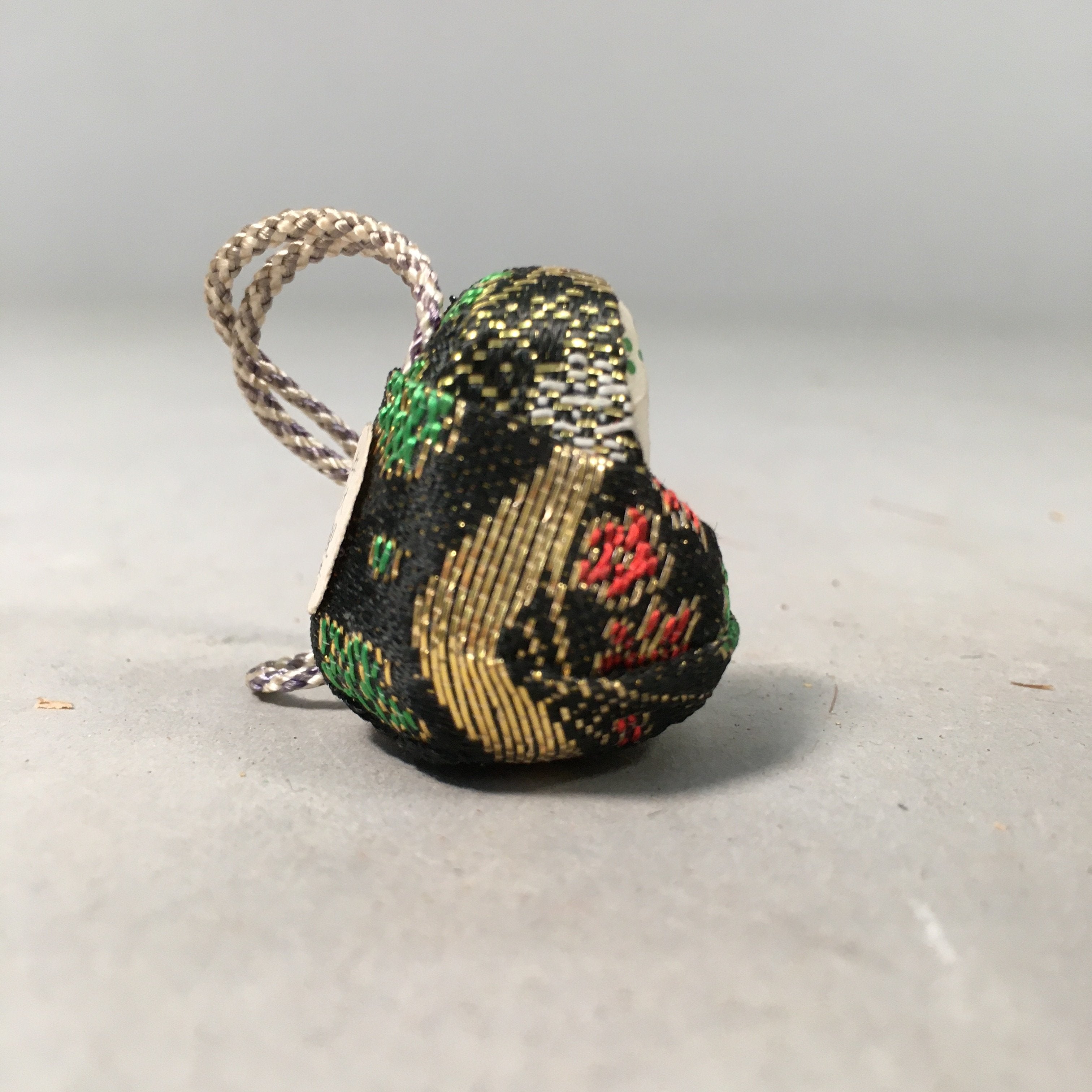 Japanese Kokeshi Doll Vtg Figurine Fabric Baby Temple Amulet KF425