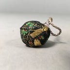 Japanese Kokeshi Doll Vtg Figurine Fabric Baby Temple Amulet KF425