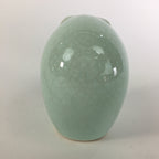 Japanese Kokeshi Doll Vtg Figurine Porcelain Zodiac Mouse Light Blue KF554