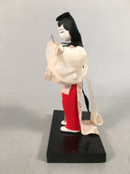Japanese Kokeshi Doll Vtg Figurine Shrine Miko Ceremony Ornament KF540