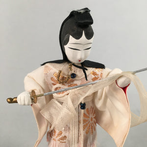 Japanese Kokeshi Doll Vtg Figurine Shrine Miko Ceremony Ornament KF540