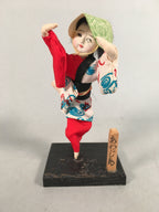Japanese Kokeshi Doll Vtg Handmade Kimono Lady Awaji Dance Figurine KF550
