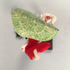 Japanese Kokeshi Doll Vtg Handmade Kimono Lady Awaji Dance Figurine KF550