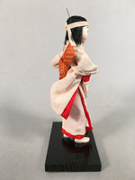Japanese Kokeshi Doll Vtg Handmade Kimono Lady Soldier Figurine KF549