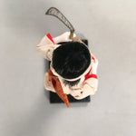 Japanese Kokeshi Doll Vtg Handmade Kimono Lady Soldier Figurine KF549