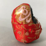 Japanese Kokeshi Doll Vtg Handmade Ornament Red Himedaruma Princess Ningyo KF513