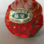 Japanese Kokeshi Doll Vtg Handmade Ornament Red Himedaruma Princess Ningyo KF513
