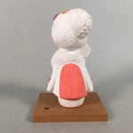 Japanese Kokeshi Doll Vtg Plaster Figurine Geisha Girl Okimono KF528