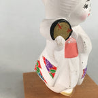 Japanese Kokeshi Doll Vtg Plaster Figurine Geisha Girl Okimono KF528
