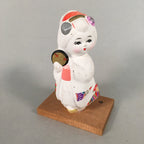 Japanese Kokeshi Doll Vtg Plaster Figurine Geisha Girl Okimono KF528