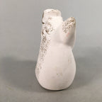 Japanese Kokeshi Doll Vtg Plaster Figurine Zodiac Dragon Okimono White KF529