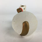 Japanese Kokeshi Doll Vtg Plaster Figurine Zodiac Horse Okimono White KF559