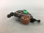 Japanese Kokeshi Doll Vtg Turtle Figurine Fabric Lucky Charm Longevity KF246