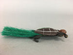 Japanese Kokeshi Doll Vtg Turtle Figurine Fabric Lucky Charm Longevity KF246