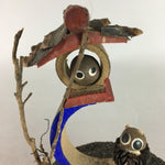 Japanese Kokeshi Doll Vtg Wooden Bamboo Figurine Spirits Fairy Lantern KF206