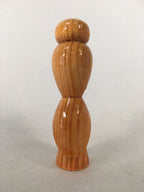 Japanese Kokeshi Doll Vtg Wooden Figurine Bird Woodpecker Brown KF499