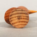 Japanese Kokeshi Doll Vtg Wooden Figurine Bird Woodpecker Brown KF499