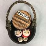 Japanese Kokeshi Doll Vtg Wooden Figurine Child Pot KF250