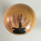 Japanese Kokeshi Doll Vtg Wooden Figurine Hand-Painted Flower Child KF296