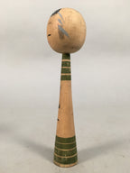 Japanese Kokeshi Doll Vtg Wooden Figurine Long Neck Slim Body Boy KF447
