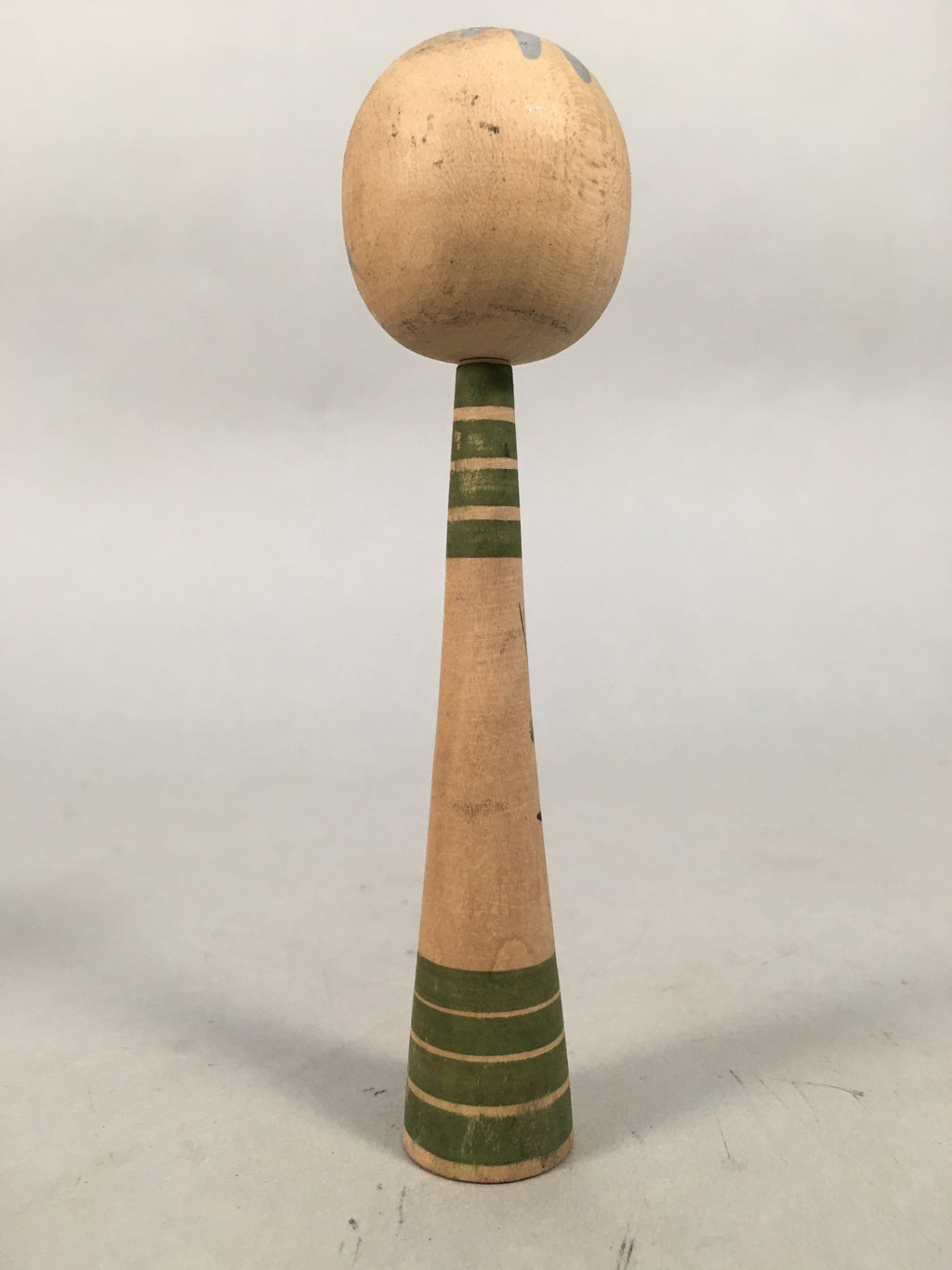 Japanese Kokeshi Doll Vtg Wooden Figurine Long Neck Slim Body Boy KF447