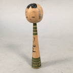 Japanese Kokeshi Doll Vtg Wooden Figurine Long Neck Slim Body Boy KF447