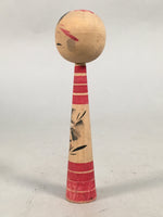 Japanese Kokeshi Doll Vtg Wooden Figurine Long Neck Slim Body Child KF451