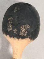 Japanese Kokeshi Doll Vtg Wooden Figurine Long Neck Tree Leaf KF452