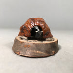 Japanese Kokeshi Doll Vtg Wooden Figurine Mechanical Turtle Nojiri-Ko Lake KF426