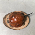 Japanese Kokeshi Doll Vtg Wooden Figurine Mechanical Turtle Nojiri-Ko Lake KF426