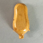 Japanese Kokeshi Doll Vtg Wooden Figurine Pig Animal Brown KF285