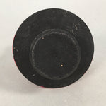 Japanese Kokeshi Doll Vtg Wooden Figurine Raccoon Dog Tanuki Sake Cup KF480