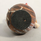 Japanese Kokeshi Doll Vtg Wooden Figurine Raccoon Dog Tanuki Wobbly Head KF482