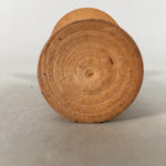 Japanese Kokeshi Doll Vtg Wooden Figurine Shade Hot spring Kanji KF501