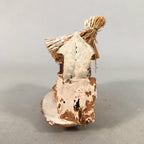 Japanese Kokeshi Doll Vtg Wooden Figurine Snow Thatched Roof House F505