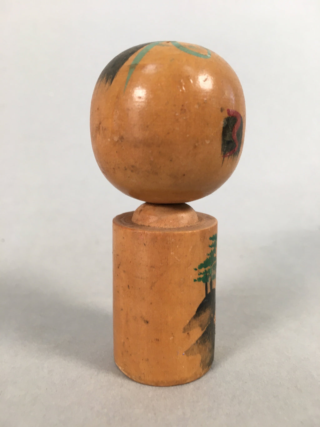 Japanese Kokeshi Doll Vtg Wooden Figurine Traditional Kokeshi Craft KF533