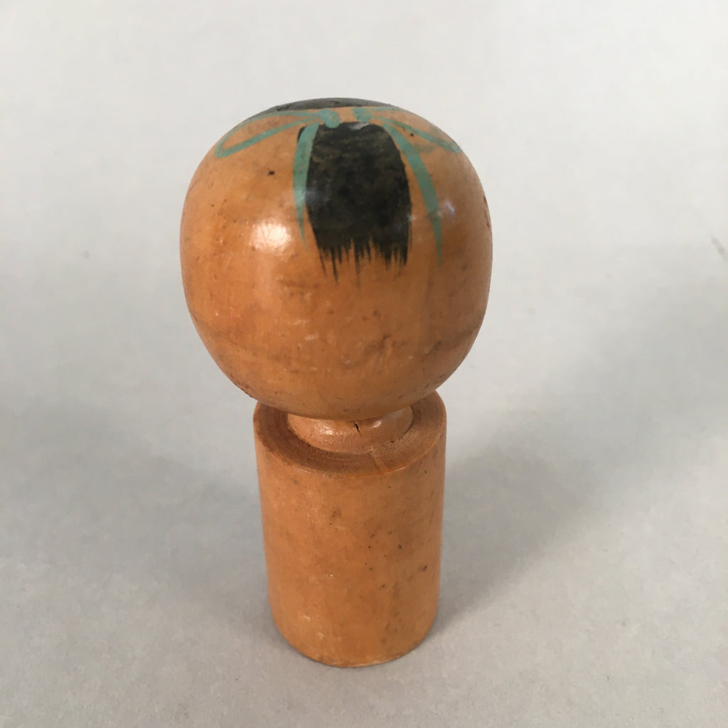 Japanese Kokeshi Doll Vtg Wooden Figurine Traditional Kokeshi Craft KF533