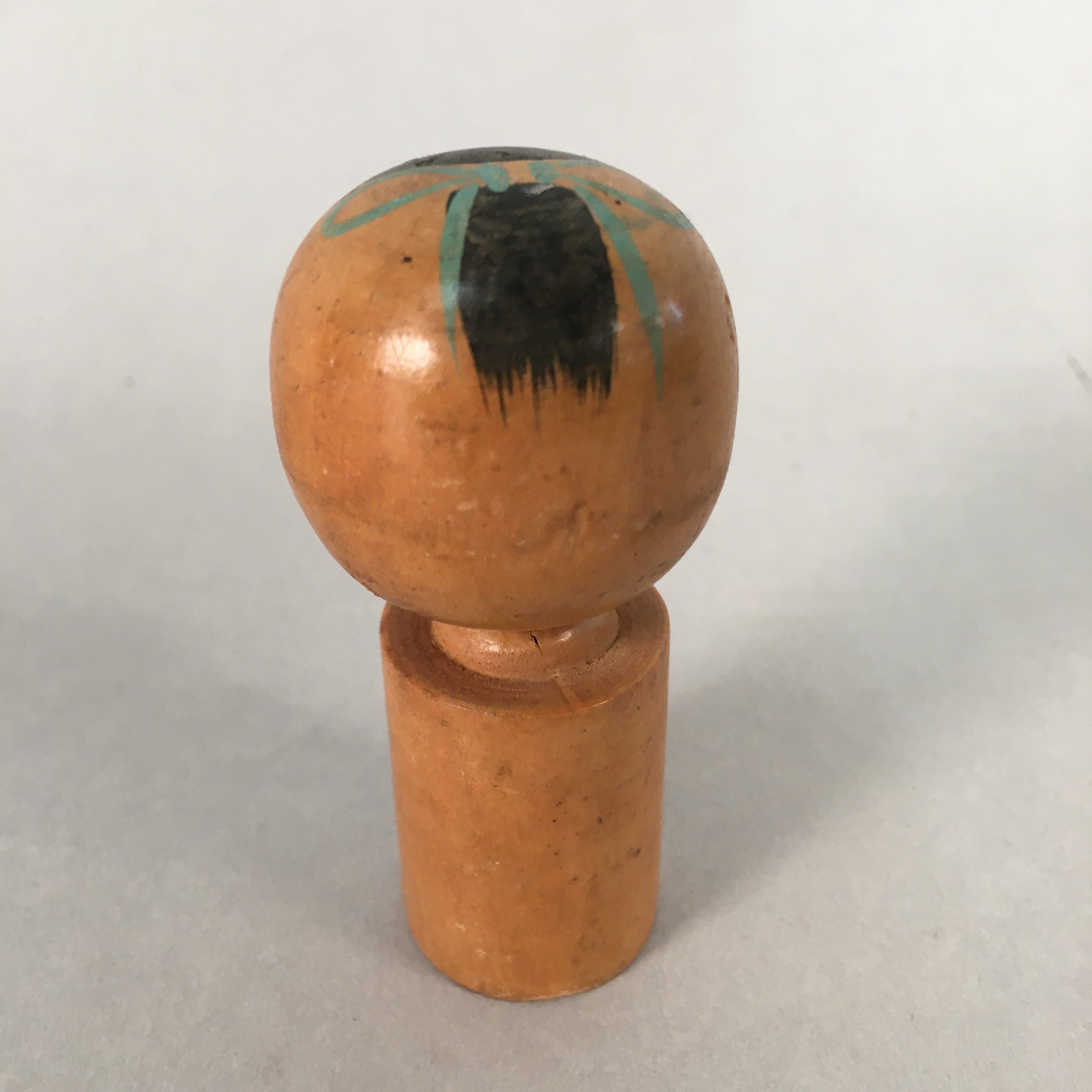 Japanese Kokeshi Doll Vtg Wooden Figurine Traditional Kokeshi Craft KF533