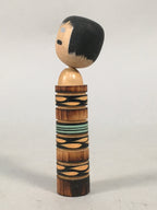 Japanese Kokeshi Doll Vtg Wooden Figurine Wobbly Head Child Kid KF448