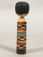 Japanese Kokeshi Doll Vtg Wooden Figurine Wobbly Head Child Kid KF448