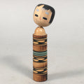 Japanese Kokeshi Doll Vtg Wooden Figurine Wobbly Head Child Kid KF448
